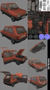 Vehicle 3d Seat Marbella By Kruku On Deviantart Seat Marbella Low Poly Models Low Poly Games