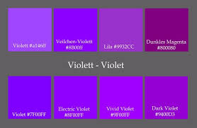 May 2011 Shades Of Purple Names Color Mixing Chart Purple