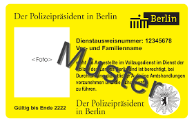 Amtskennzeichen Und Dienstgradabzeichen Berlin De