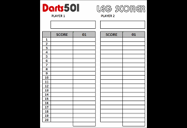 The rest is done automaticaly. Darts Score Sheet Template Privatefasr
