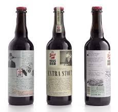 Entertaining Stories On Each Beer Label With Great Images And Font Choices Beer Label Design Wine Packaging Packaging Design Inspiration