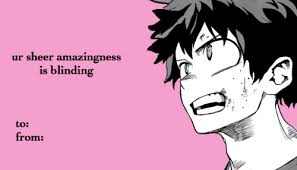 Check spelling or type a new query. My Hero Academia Valentines Printable Novocom Top