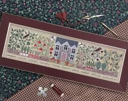 Communication about embroidery on various topics. The Drawn Thread The Kitchen Garden Cross Stitch Pattern 123stitch