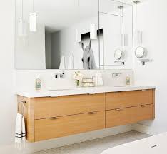 Jennifer Worts Design Bathrooms Contemporary Bathrooms Veneer Vanity Veneer Washstand Veneered Vanity Ven Modern Bathroom Modern Faucet Floating Vanity