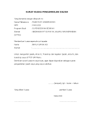 Surat kuasa pengambilan ijazah singkat. Contoh Surat Kuasa Pengambilan Ijazah Ugm