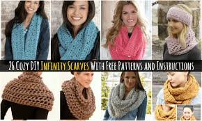 Free knitting pattern lacey infinity scarf. 26 Cozy Diy Infinity Scarves With Free Patterns And Instructions Diy Crafts