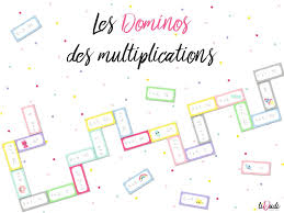 Cet exercice sous forme de jeu permet de mémoriser et de règle du jeu : Dominos Des Tables De Multiplication Tidudi