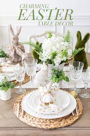 Place the bouquet in a white dish to form an easy centerpiece. 40 Diy Easter Table Decor Ideas Homemade Easter Centerpieces