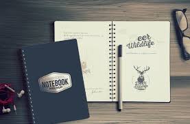 Note Book Mockup Scene 01 Mockup Free Psd Psd Template Free Free Mockup