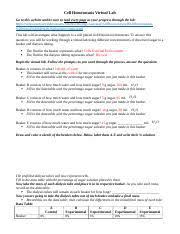 Cell membrane virtual lab activity sheet. Cell Homeostasis Virtual Lab Report Individual 1 Passive Transport Cell Homeostasis Virtual Lab Go To This Website And Be Sure To Read Every Course Hero