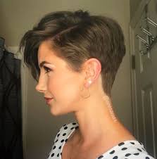 Side Part Side Bangs Pixie Short Hair Styles Short Hair Styles Pixie Thick Hair Styles