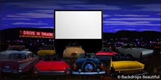 Drive In Backdrop 2 Backdrops Beautiful Theatre Backdrops Backdrops Drive In Movie Theater