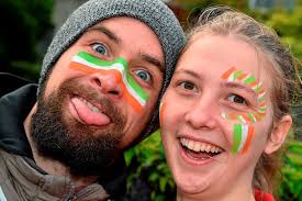 In pictures: Irish fans out in force to support Ireland against Georgia in  Euro 2016 qualifier