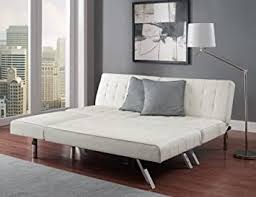 Product titlefurniture of america marley leatherette headboard. Amazon Com Modern Sofa Bed Sleeper Faux Leather Convertible Sofa Set Couch Bed Sleeper Chaise Lounge Furniture Vanilla White Furniture Decor