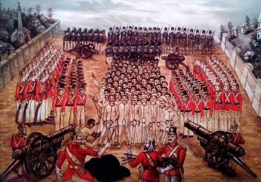 _भारतीय विद्रोह 1857: दिल्ली की मुक्ति_ (Indian Uprising 1857: Liberation of Delhi) On September 20, 1857, British troops captured and liberated the city of Delhi from rebel forces during the Indian Mutiny
