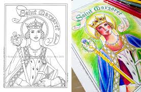 Search through 52634 colorings, dot to dots, tutorials and silhouettes. St Margaret Of Scotland Coloring Page
