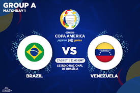 What time does brazil vs venezuela start? Nzdvan0wh8ybsm