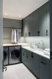 Modern white laundry room with baskets laundry room with modern appliances. 39 Functional Laundry Room Ideas Rhythm Of The Home