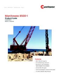 manitowoc 8500 1 specifications cranemarket