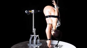 Hanging Milf Chained and Fucked with Fuck Machine 3D BDSM