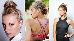 Workout Bun Hairstyles Workout Hairstyles Gym Hairstyles Hair Styles