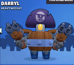 His super move is a reckless roll inside his bouncy barrel! Brawl Stars Darryl Drone Fest