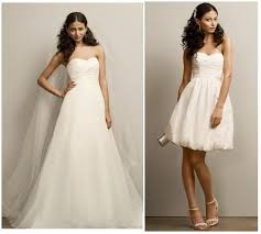 Two In One Wedding Dresses By David S Bridal Wedding Dresses Convertible Wedding Dresses Used Wedding Dresses