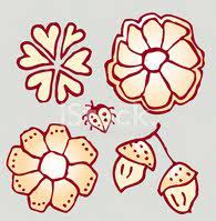 Shapes of simple organic molecules. Simple Organic Shapes Vector Clipart Images