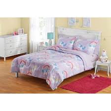Indian handmade mandala turquoise floral beautiful bedding with pillow covers hippie bedsheet cotton printed bed sheets king size 105x88. Your Zone Unicorn Bed In A Bag Coordinating Bedding Set Walmart Com Walmart Com
