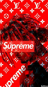 ¡los mejores fondos de louis vuitton gratis para descargar! Red Louis Vuitton Supreme Wallpapers On Wallpaperdog