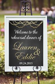 Printable Rehearsal Dinner Decor Diy Printable Welcome Sign Custom Printable Chalkboard Golden Glitte Wedding Signs Diy Rustic Wedding Signs Wedding Signs