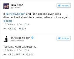 Christine Teigen Tweets Funny Happy Pills Just For Laughs