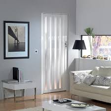 Porte Accordeon Vitree Grosfillex Larya Pvc Blanc 205x84cm Thuisdecoratie Vouwdeuren Binnendeuren