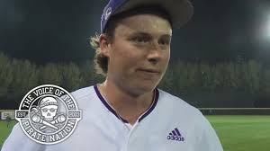 ECU Baseball OF/1B Carter Cunningham after the Friday night win over Liberty