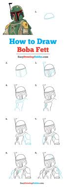 How To Draw Boba Fett Really Easy Drawing Tutorial Star Wars Drawings Star Wars Art Drawings Drawing Tutorial Easy
