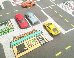 Personalized Road Map Kids Personalized Car Mat Kids Play Mat Floor Game Activity Mat Matchbox Car Mat Hot Wheels Car Mat Unique Gift Boy Car Personalization Personalized Car Mat Matchbox Cars