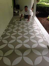Concrete Patio Floor Paint Ideas Concrete Patio Makeover Patio Flooring Painted Patio