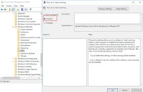 If the user account control screen appears, type an administrator username and password and click yes. Defender E Mail Scan Gpo Microsoft Q A