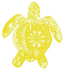 Pin By Viva Cohen On Doodles Yellow Art Turtle Art Turtle Decor