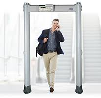 Walk through metal detector for security check in many railway stations , bus stations, metro stations. Ceia Security Metal Detectors