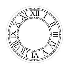 Roman Numeral Clock Sticker By Max Gunn In 2021 Clock Face Printable Clock Face Clock Clipart