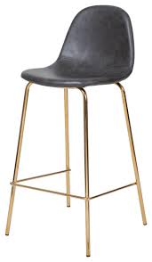 Maybe you would like to learn more about one of these? In Stock Smart Counter Stool Distressed Gray Leather Gold Frame Contemporary Bar Stools And Counter Stools By Design Tree Houzz