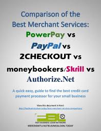 With the paypal business debit mastercard®, earn 1% cash back on eligible purchases, including ones paid using a linked bank account. Best Merchant Services Comparisons Powerpay Vs Paypal Vs 2checkout