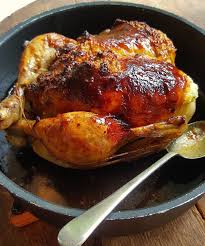 Use a meat thermometer to check that the internal temperature is 165˚f (74˚c). French Style Roast Chicken With Ricotta Recipes Friend Roast Chicken Roast Chicken With Bacon Recipes