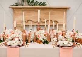 Rose gold color scheme works well with other shades. 6 Rose Gold Metallic Wedding Ideas
