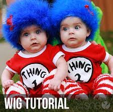Hop On Pop Thing 1 Thing 2 Wig Tutorial How Does She