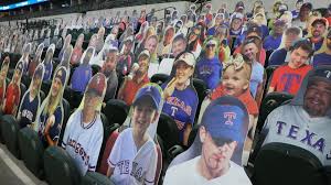 What will the texas rangers' opening day lineup look like? Texas Rangers Fans Attend Opening Day In Cardboard Form Wfaa Com