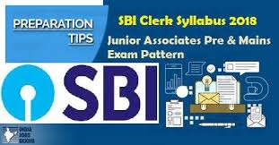 Sbi Clerk Syllabus 2018 Junior Associates Pre Mains Exam Pattern Junior Associate Syllabus Exam
