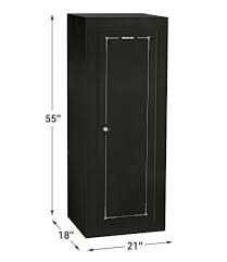 This 18 gun security cabinet features welded steel construction and an aesthetic beveled edge design. Stack On Steel Security Cabinet 18 Gun Safes At L L Bean