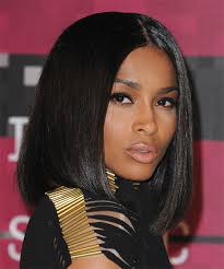 Yes, the gradually lightened ends are a trend that has been worn to death, but ciara has managed to look different from everyone else with her fantastic choice of colors and technique. Ciara Medium Straight Black Bob Haircut